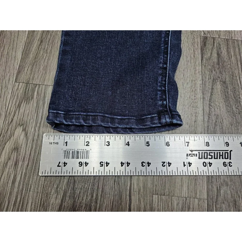 DG2 Diane Gilman Jeans Women 20WT Blue Stretch Denim Classic Fit Dark Wash Pants